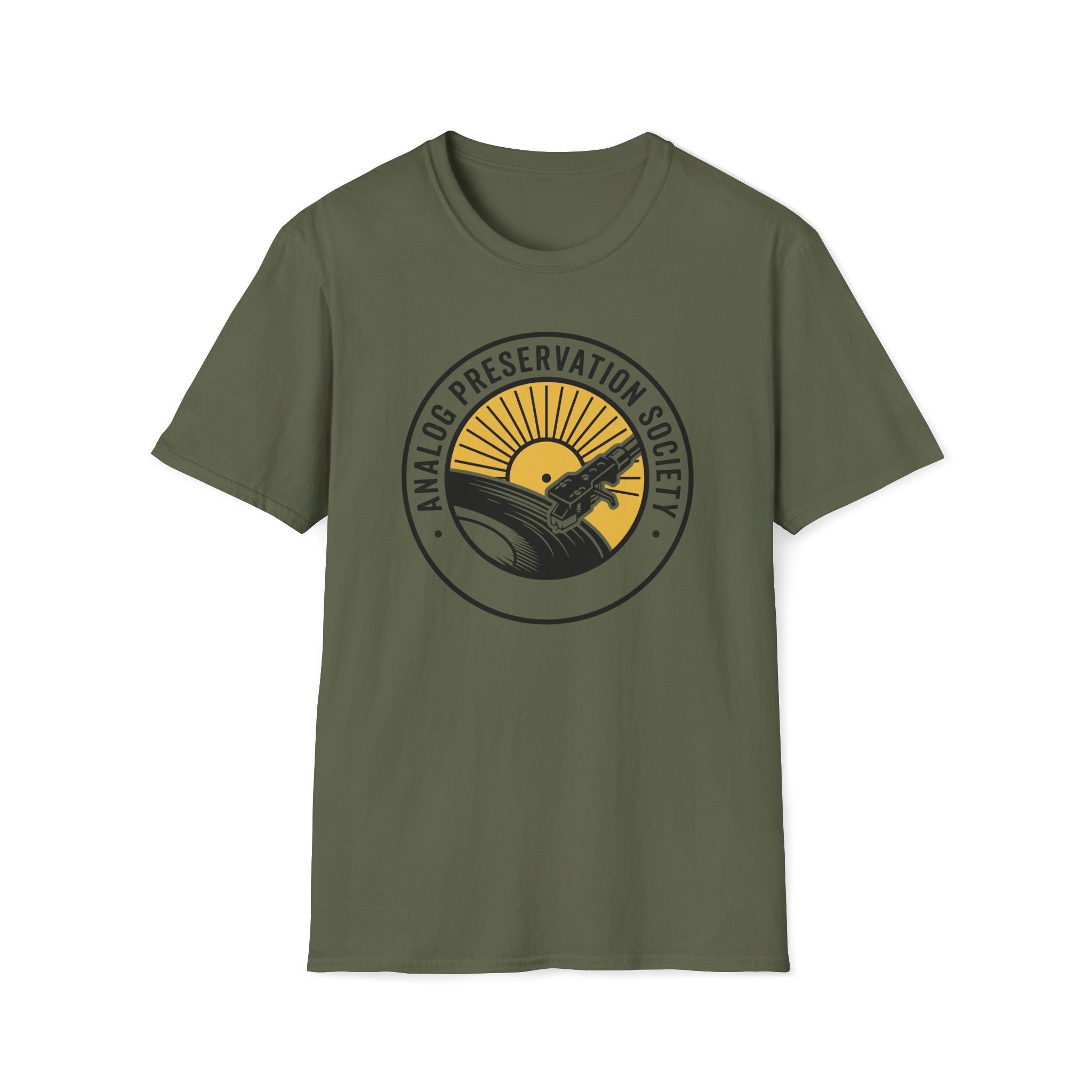Analog Preservation Society T-Shirt — Vintage Vinyl Record Tee