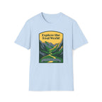 Explore the Real World T-Shirt — Vintage Mountain Adventure Tee
