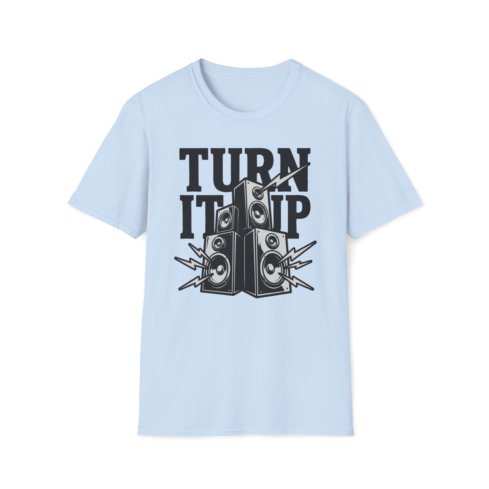 Turn It Up T-Shirt — Loud Speaker Music Graphic Tee