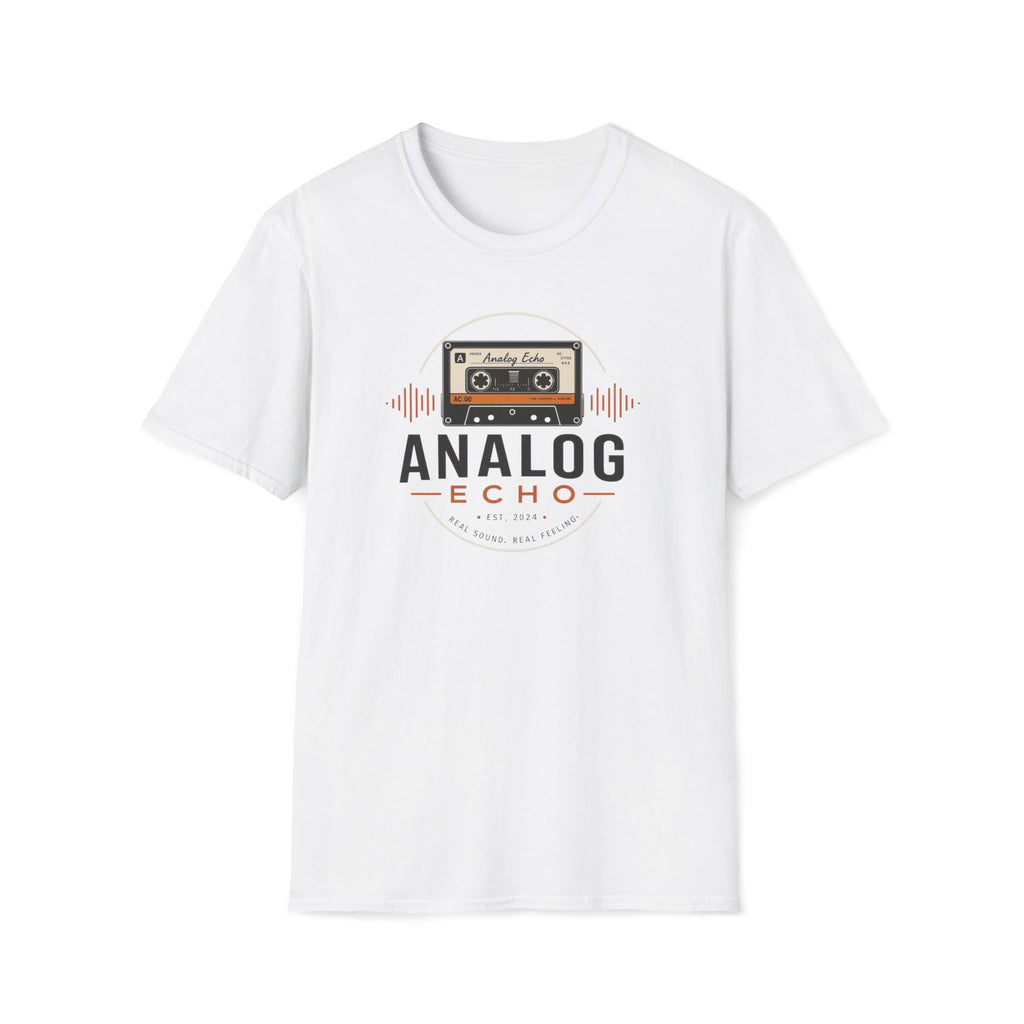 Analog Echo Cassette T-Shirt — Retro Music Tee