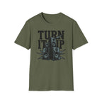 Turn It Up Speaker Stack T-Shirt — Loud Music Graphic Tee
