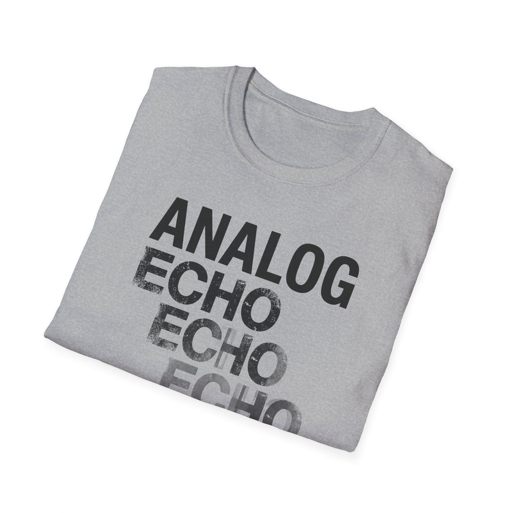 Analog Echo Echo T-Shirt — Vintage Audio Graphic Tee