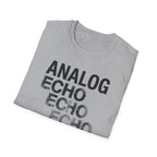 Analog Echo Echo T-Shirt — Vintage Audio Graphic Tee