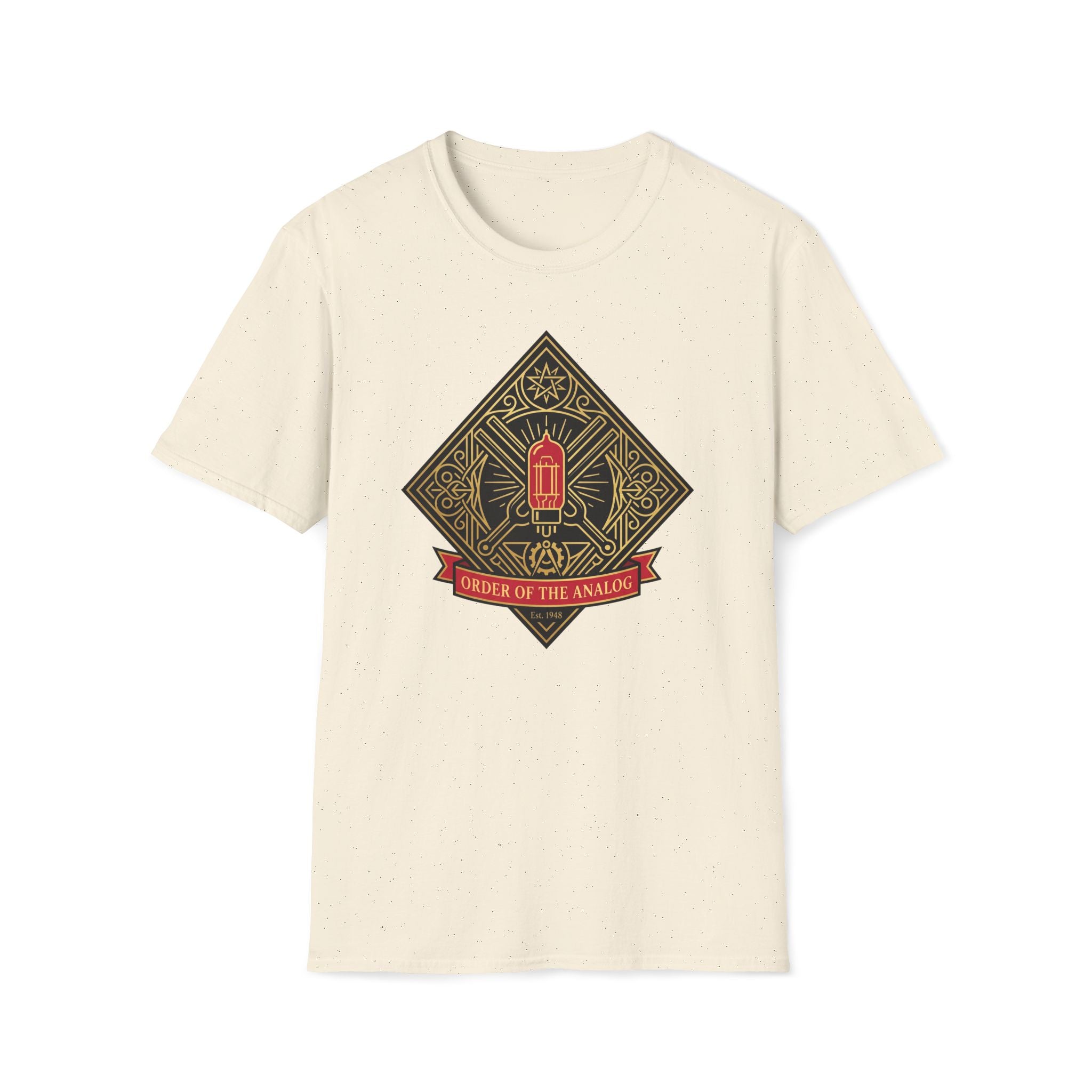 Lantern Emblem T-Shirt — 'Order of the Anvil' Vintage Crest Tee