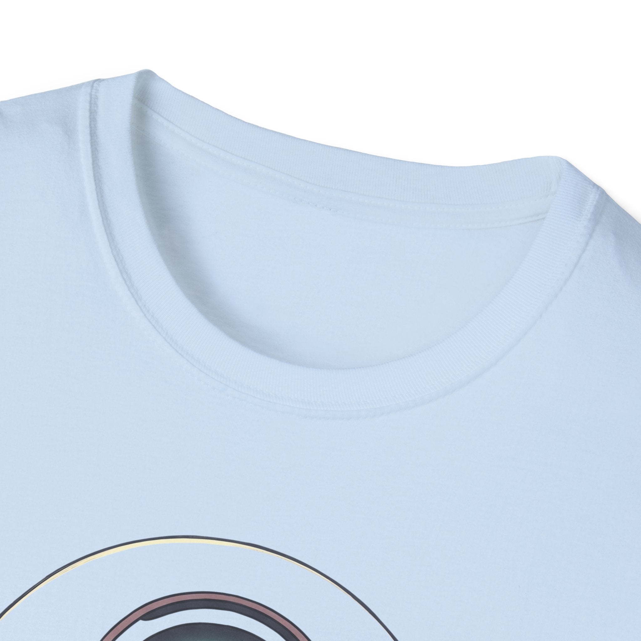 TV Test Pattern Headphones T‑Shirt — "Quiet Acts of Resistance" Graphic Tee