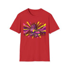 Roller Skate Pop Art T-Shirt — Retro 80s Neon Graphic Tee