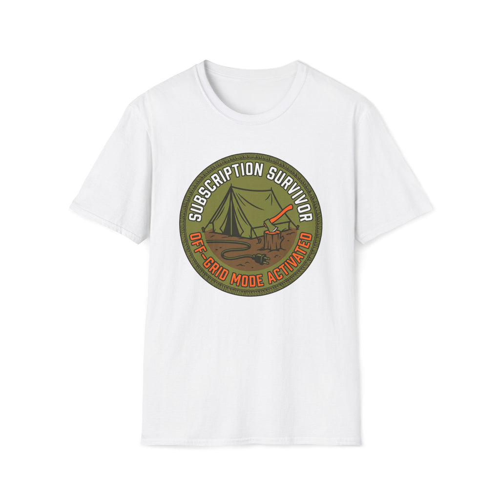 Subscription Survivor Camping Graphic T-Shirt
