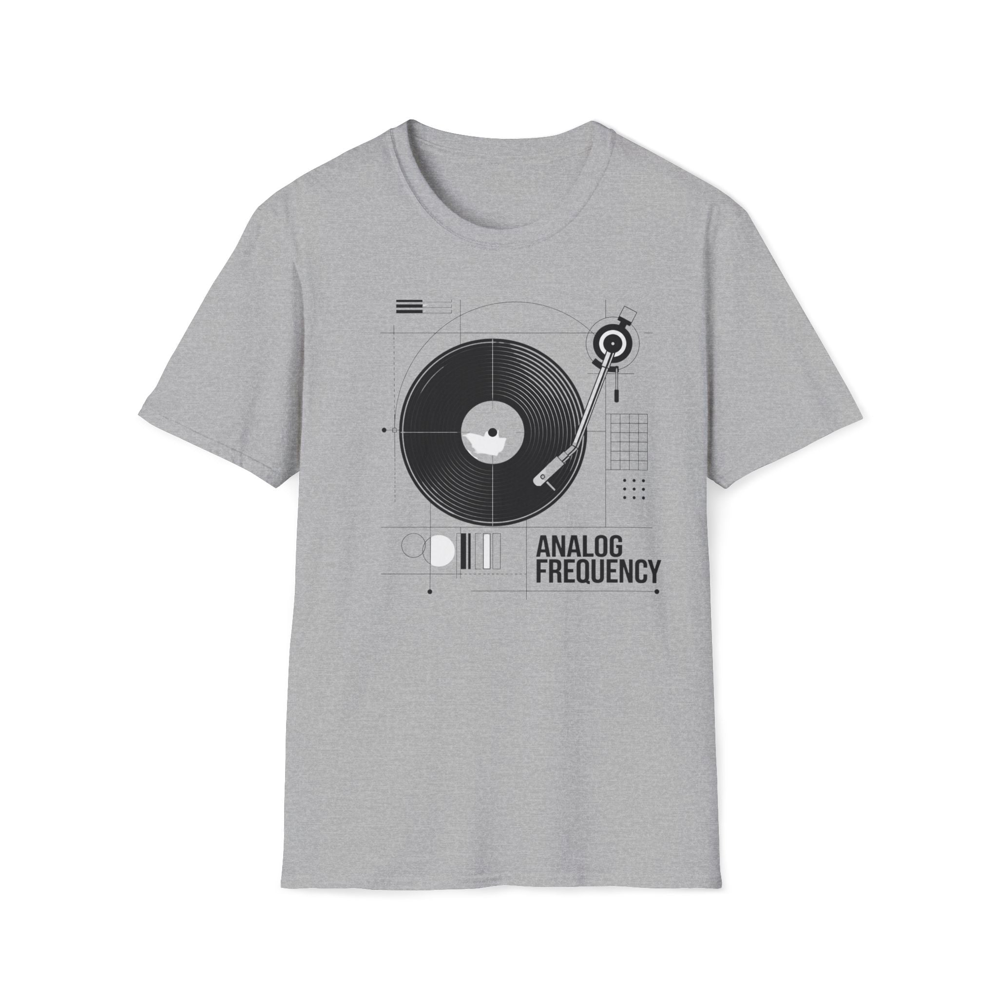 Analog Frequency Record Player T-Shirt