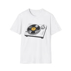 Turntable Vinyl Record T‑Shirt — Retro DJ Music Tee