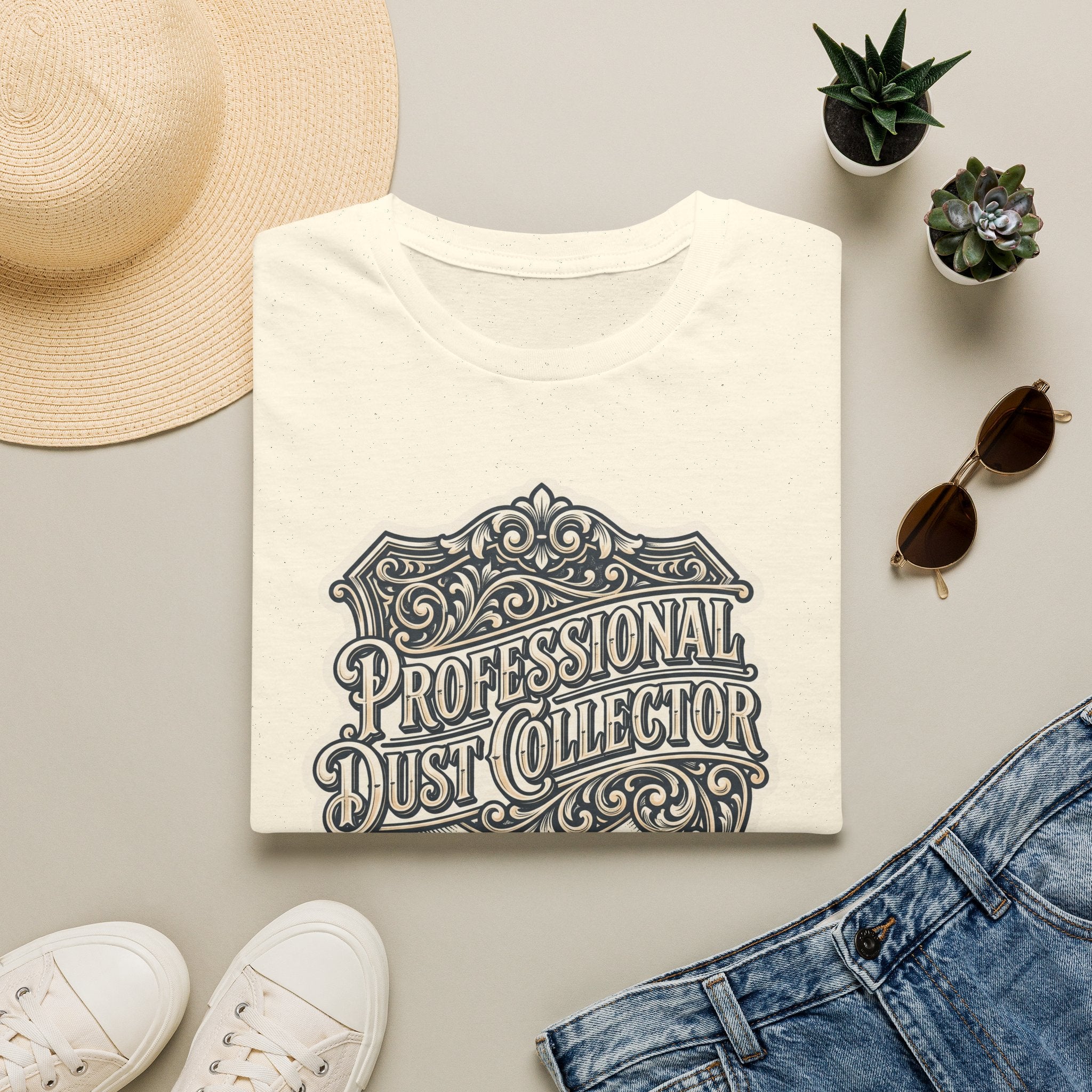 Professional Dust Collector T-Shirt — Vintage Decorative Logo Tee