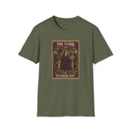 Tarot-Inspired 'The Cloud' Graphic T-Shirt — Gothic Skeleton Design