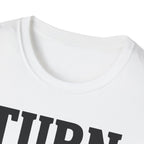 Turn It Up Blue Speakers T-Shirt - Turn Up the Volume Retro Tee