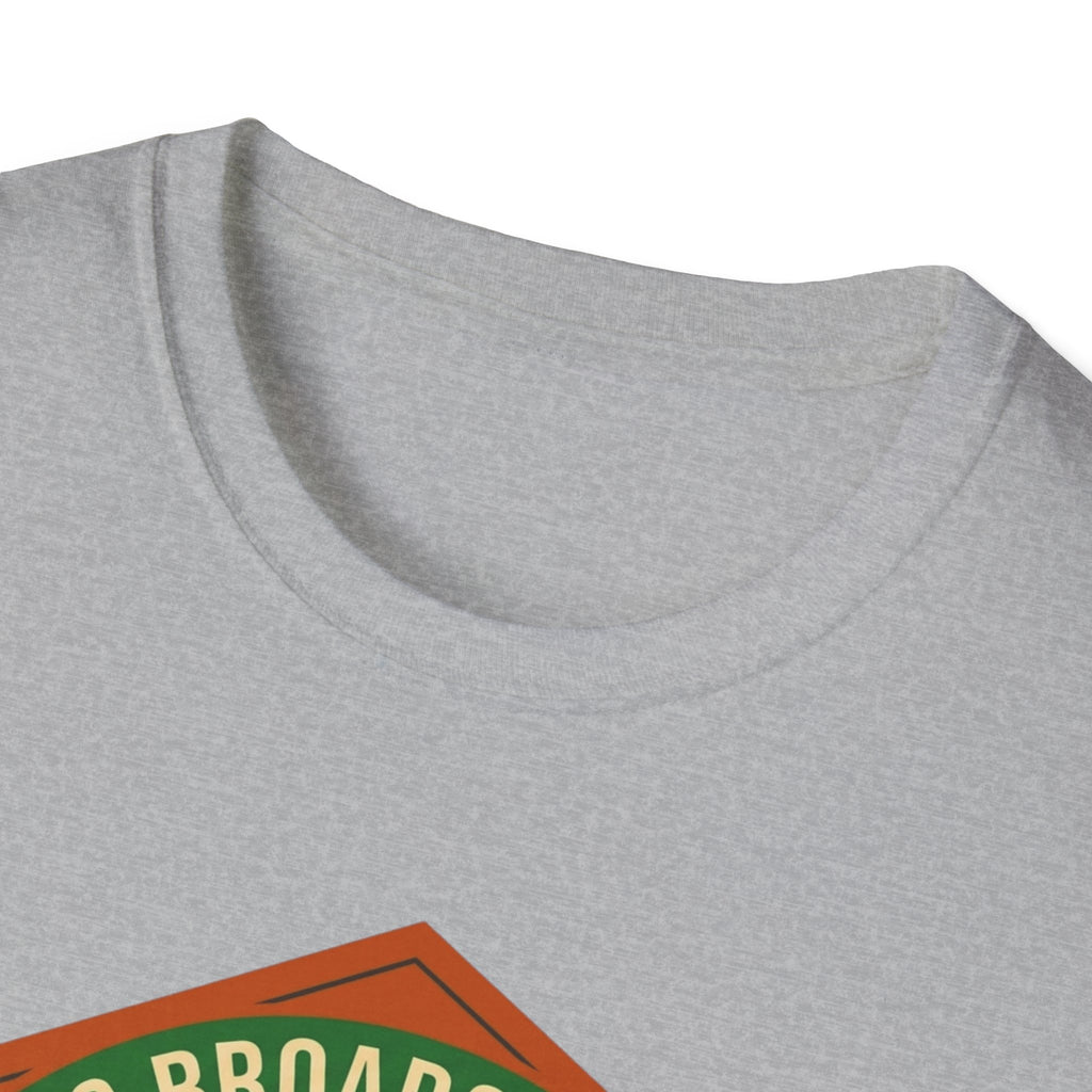 Analog Broadcast Squad T-Shirt — Vintage Microphone Mountain Logo