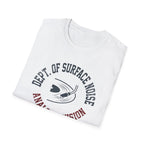 Analog Division T‑Shirt — Dept. of Surface Noise Retro Audio Tee