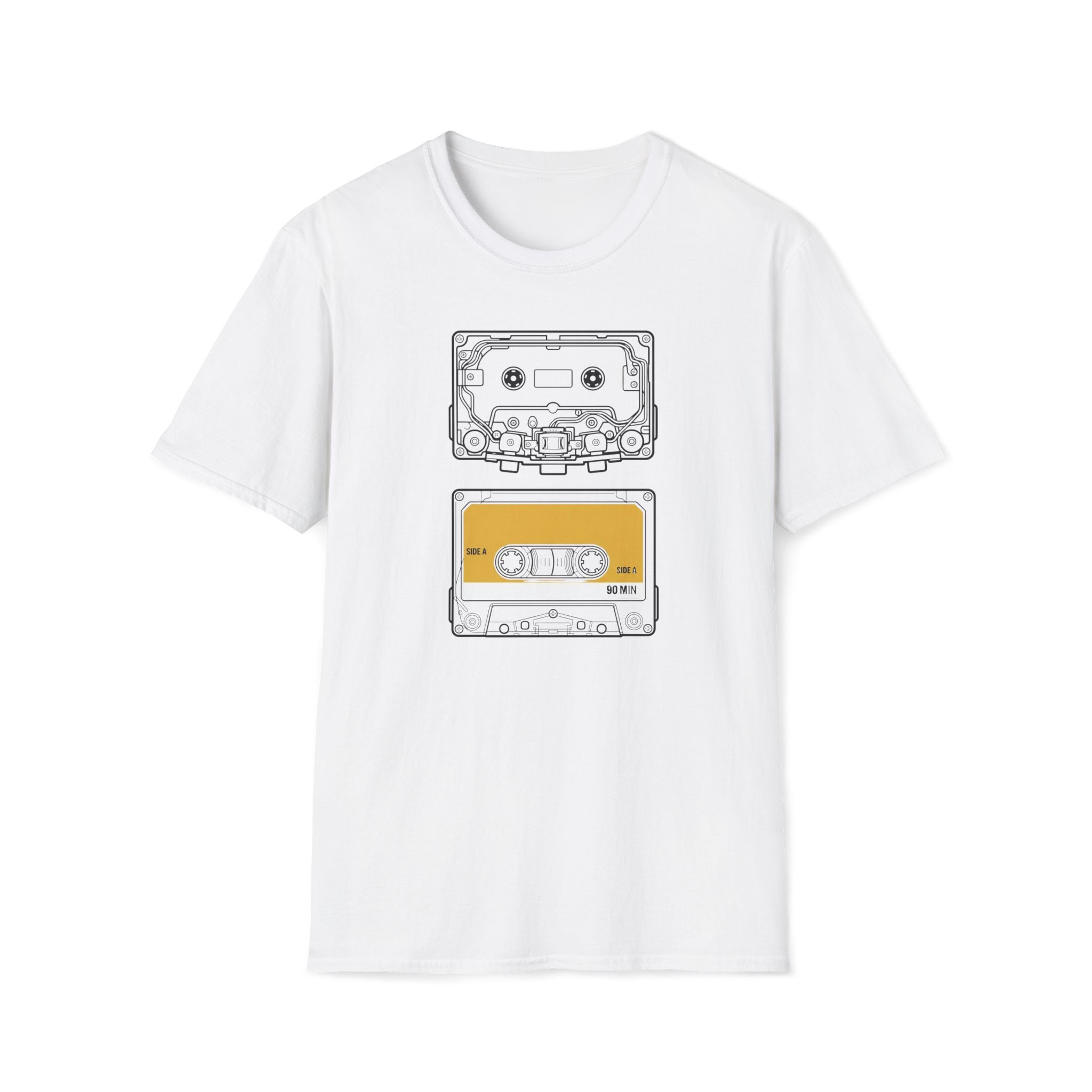 Cassette Tape Graphic Tee — Vintage Retro Music T-Shirt