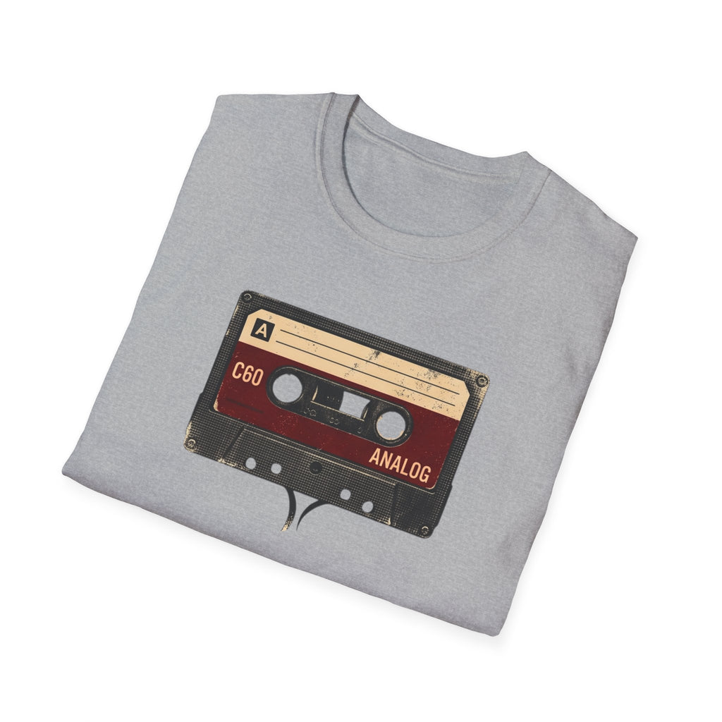 Vintage Cassette Tape T-Shirt — Analog Music Retro Tee