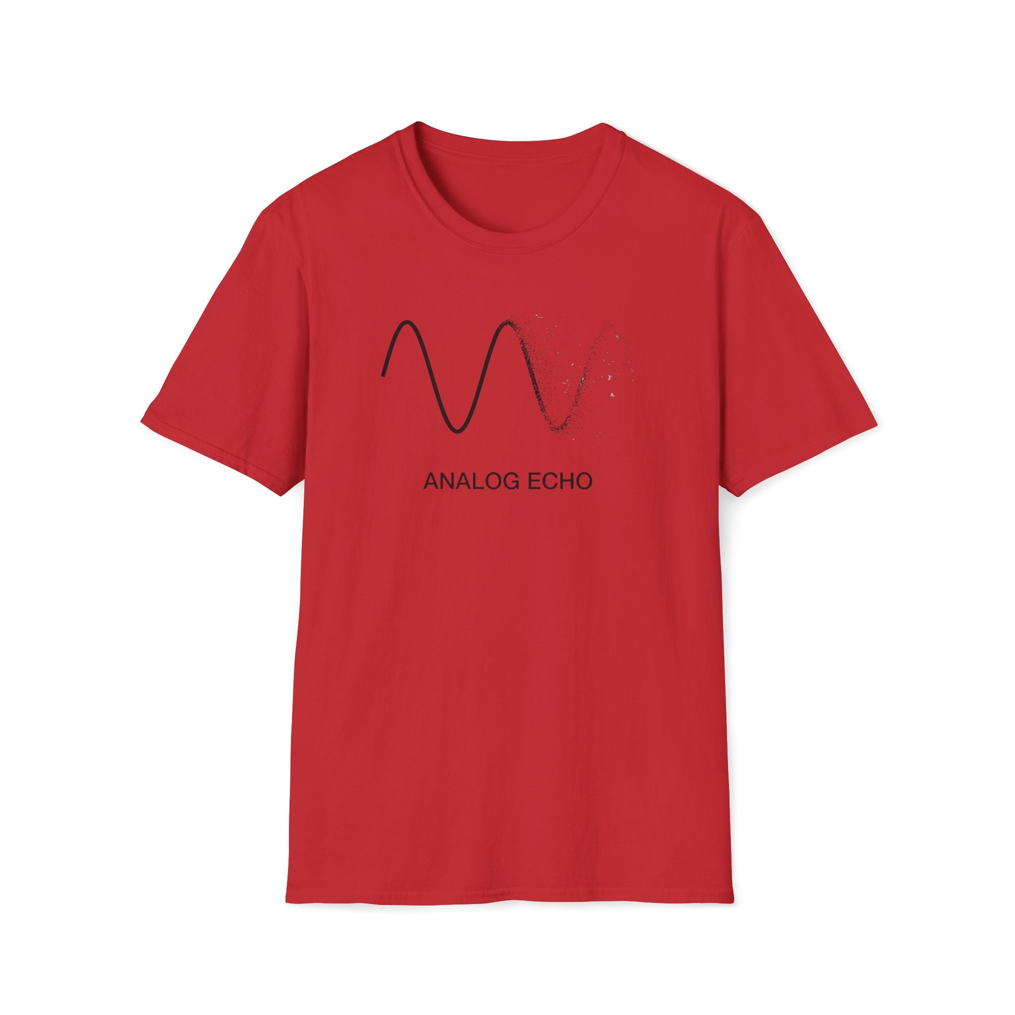 Analog Echo T-Shirt — Minimal Wave Graphic Tee