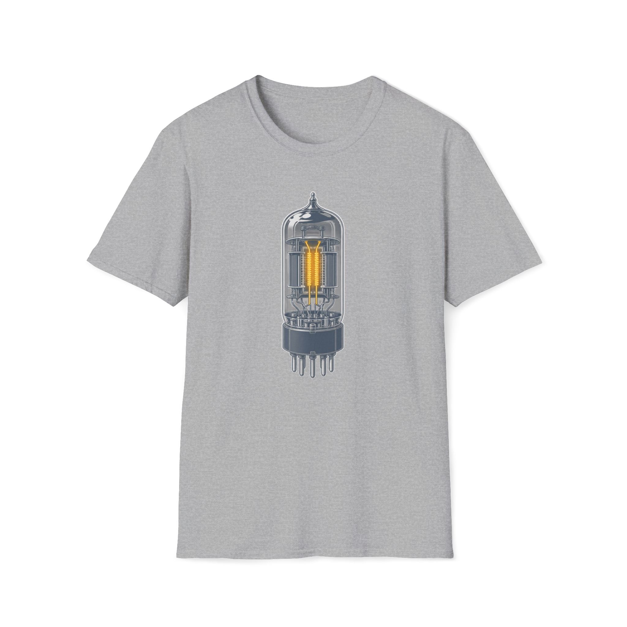 Vacuum Tube Graphic T-Shirt — Retro Electronica Tee