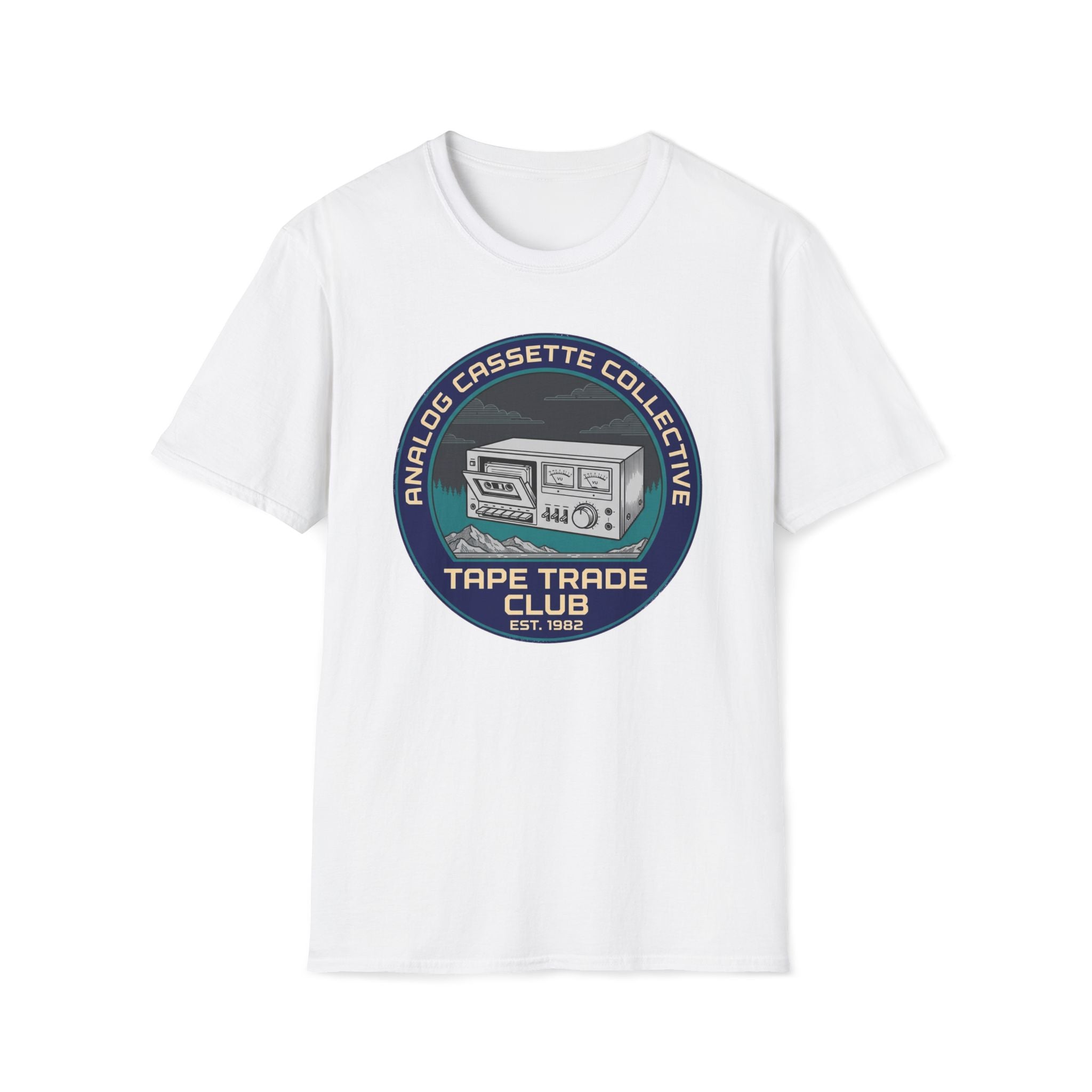 Cassette Tape Club T-Shirt — "Analog Cassette Collective" Retro Tee