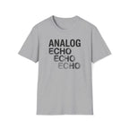Analog Echo Echo T-Shirt — Vintage Audio Graphic Tee