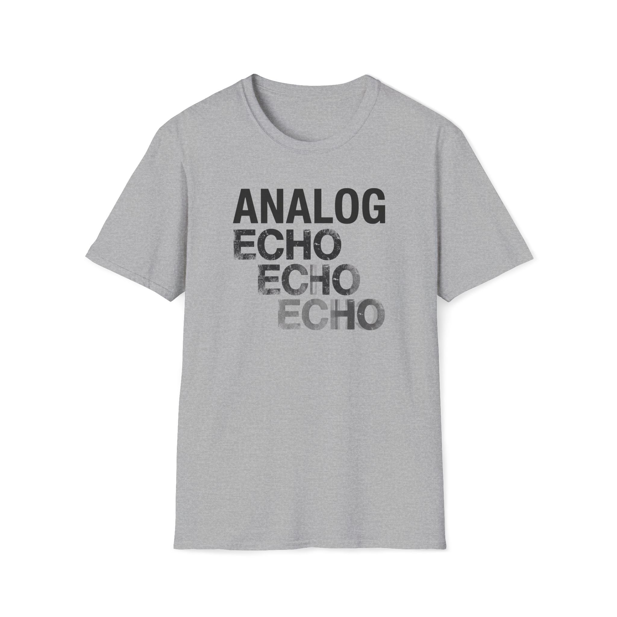 Analog Echo Echo T-Shirt — Vintage Audio Graphic Tee