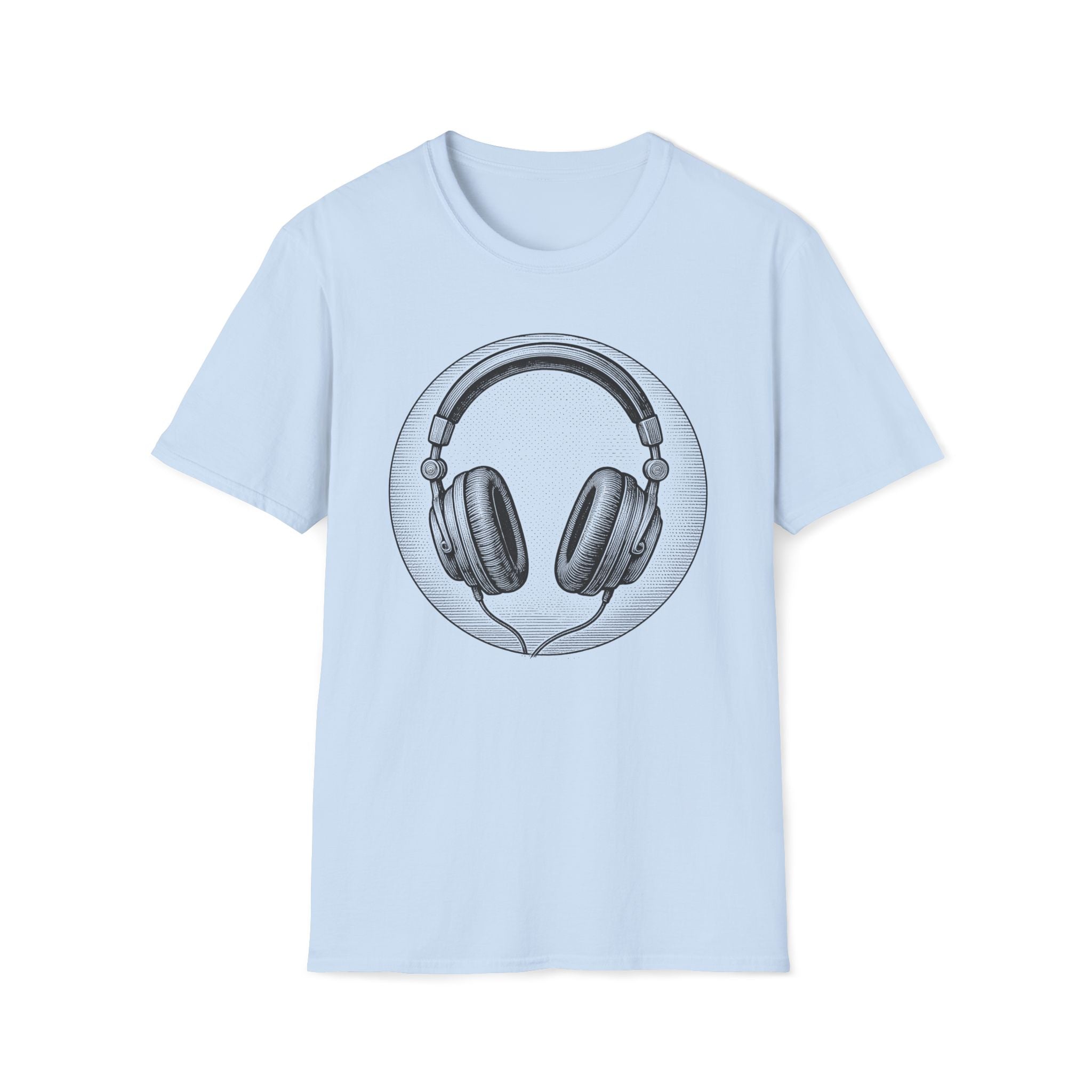 Headphones BW T-Shirt
