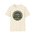 Audio Survival Club T‑Shirt — Retro Mountain Turntable Graphic