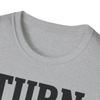Turn It Up Blue Speakers T-Shirt - Turn Up the Volume Retro Tee