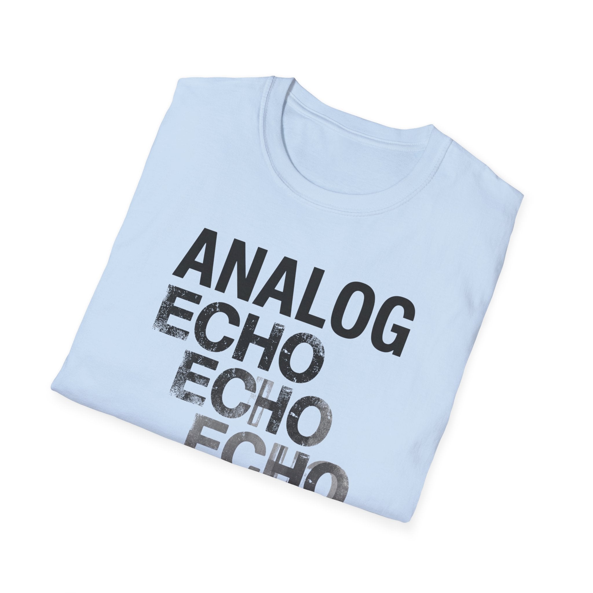 Analog Echo Echo T-Shirt — Vintage Audio Graphic Tee