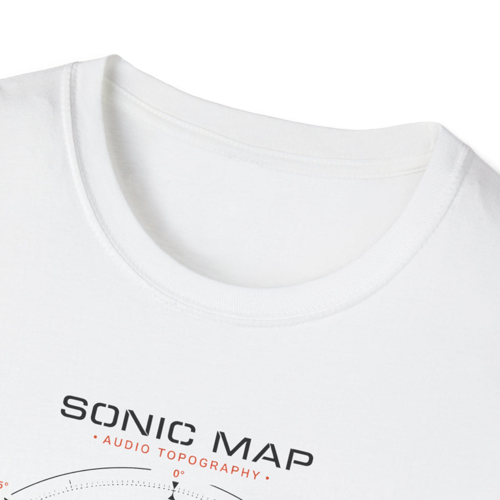 Sonic Map Waveform T-Shirt — Audio Spectrum Graphic Tee