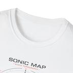 Sonic Map Waveform T-Shirt — Audio Spectrum Graphic Tee