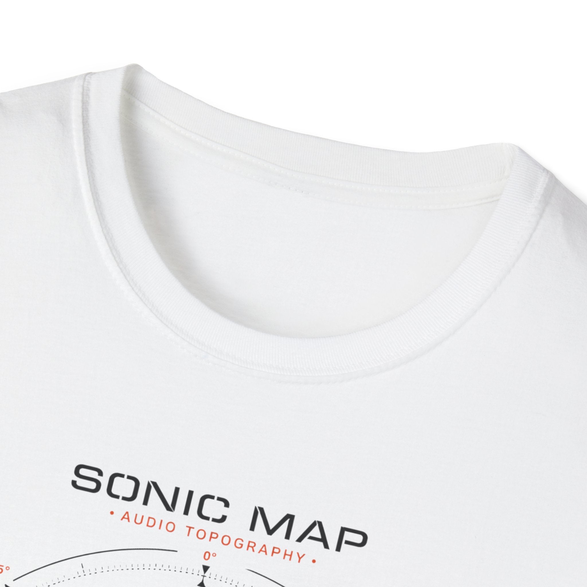 Sonic Map Waveform T-Shirt — Audio Spectrum Graphic Tee