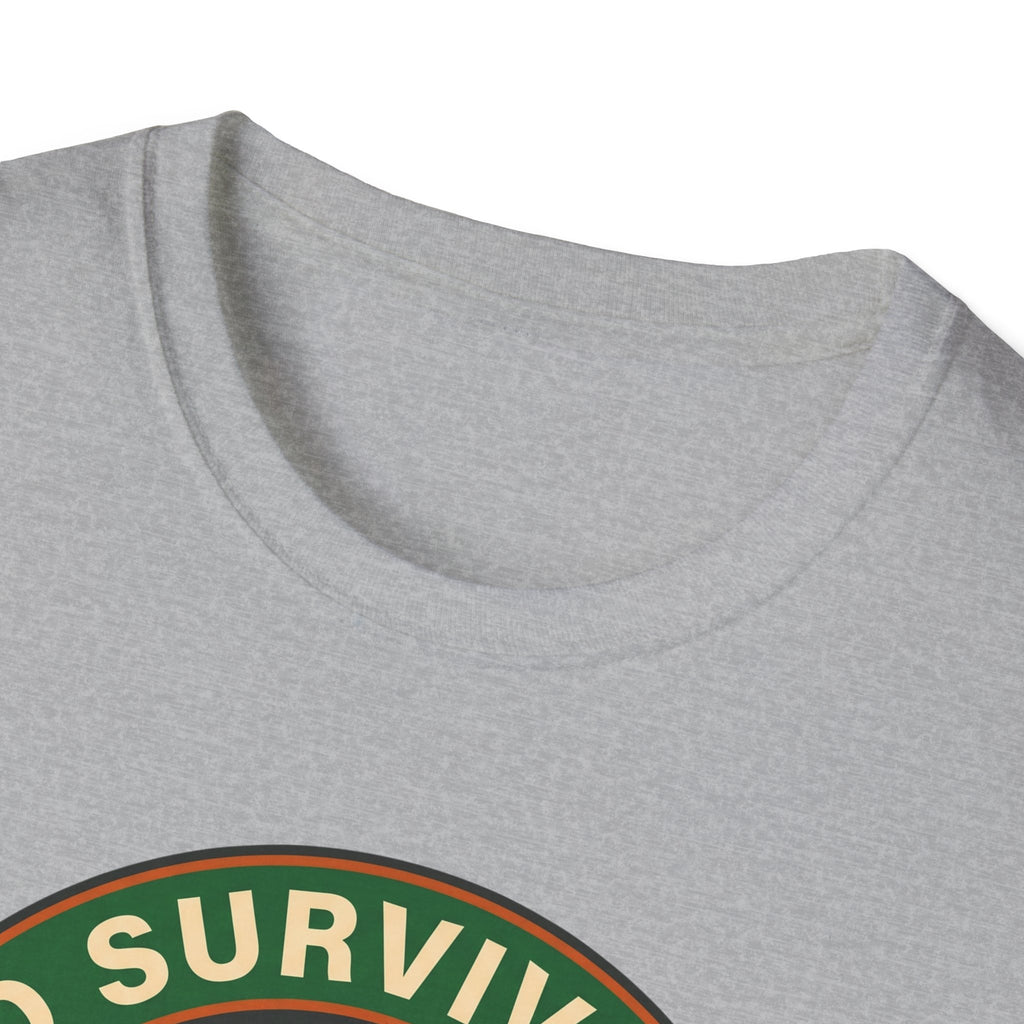 Audio Survival Club T‑Shirt — Retro Mountain Turntable Graphic