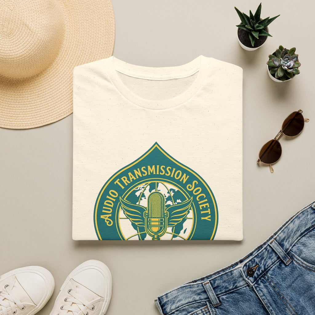 Audio Transmission Society T-Shirt — Retro Microphone Sound Reproduction Guild Tee