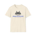 Analog Echo Video Game T-Shirt — Retro Space Invader Gaming Tee