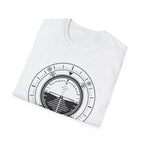 Aviation Attitude Indicator T‑Shirt — Pilot Instrument Graphic Tee