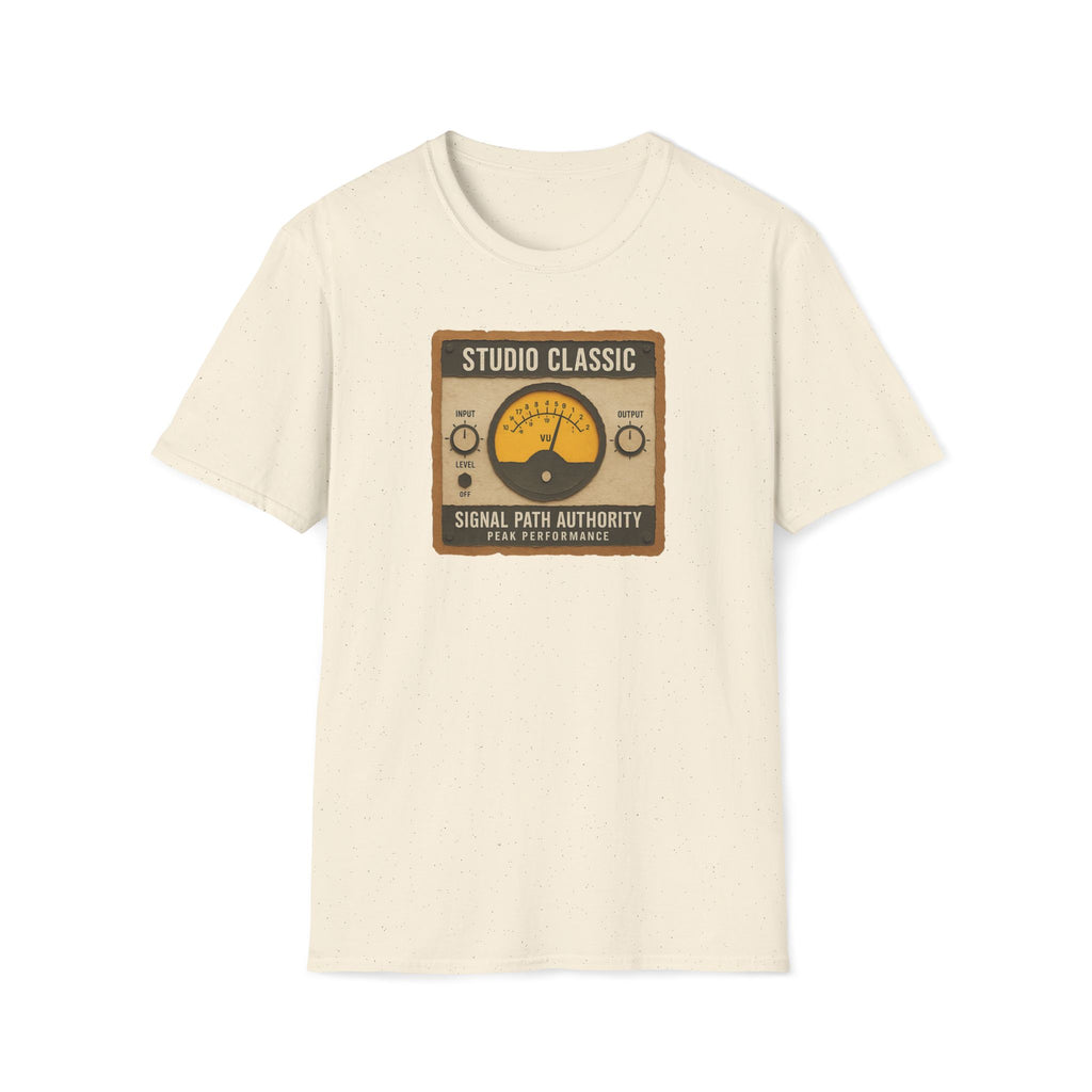 Studio Classic Signal Path T-Shirt — Vintage Audio Engineer Tee