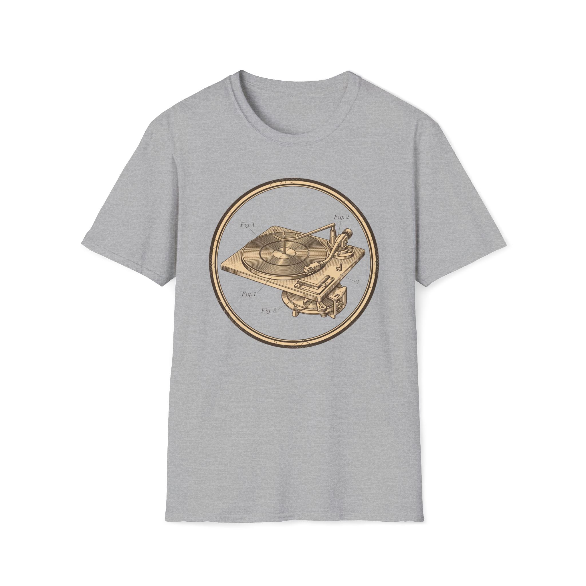 Turntable Vintage Record Player T-Shirt