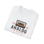 Analog Echo Cassette T-Shirt — Retro Music Tee