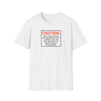 Caution: Will Lecture on Benefits of Gold‑Plated Connectors — Graphic T‑Shirt