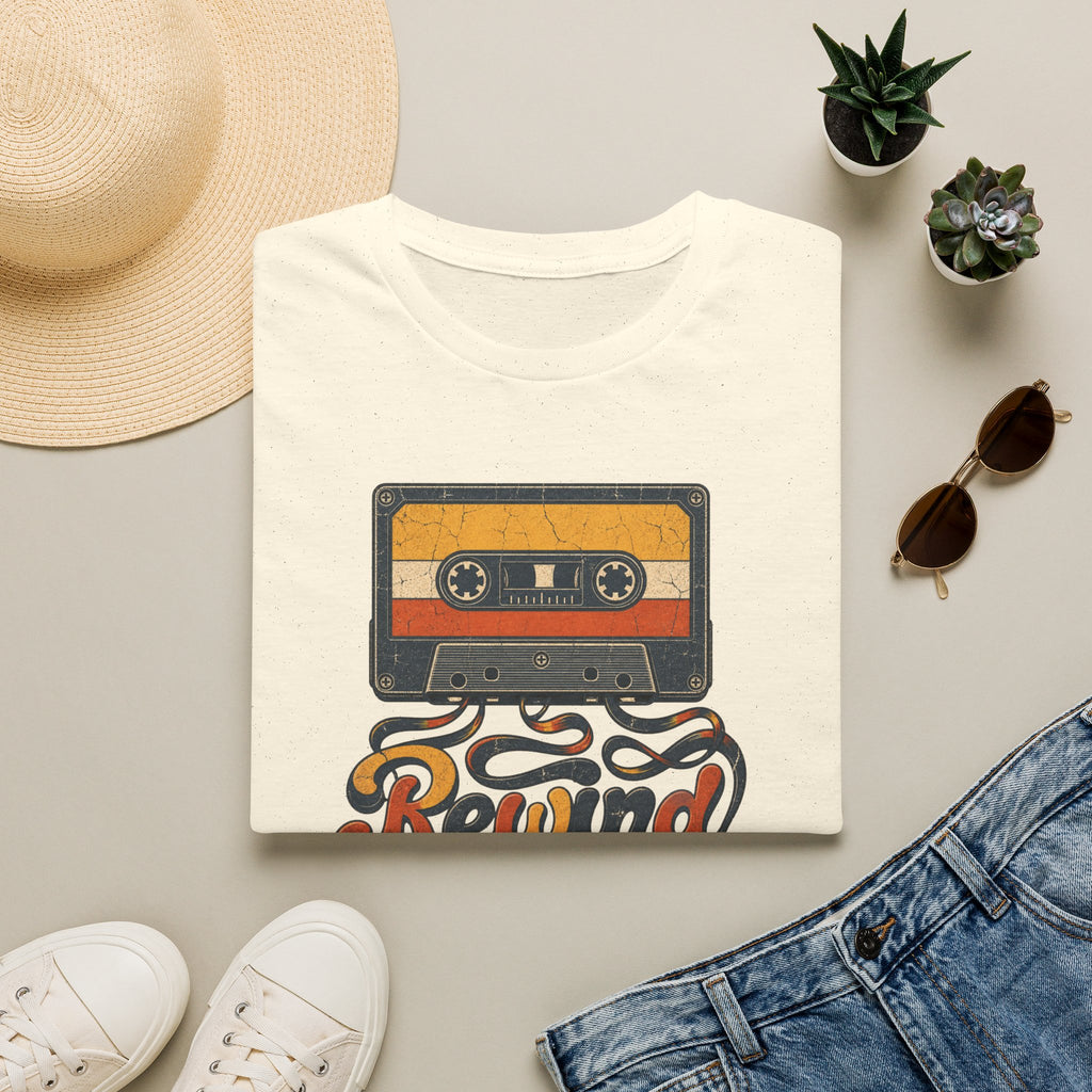 Retro Cassette 'Rewind' T-Shirt