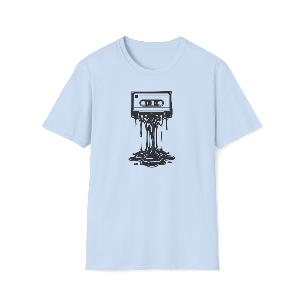 Melting Cassette Tape T-Shirt — Retro Music Graphic Tee