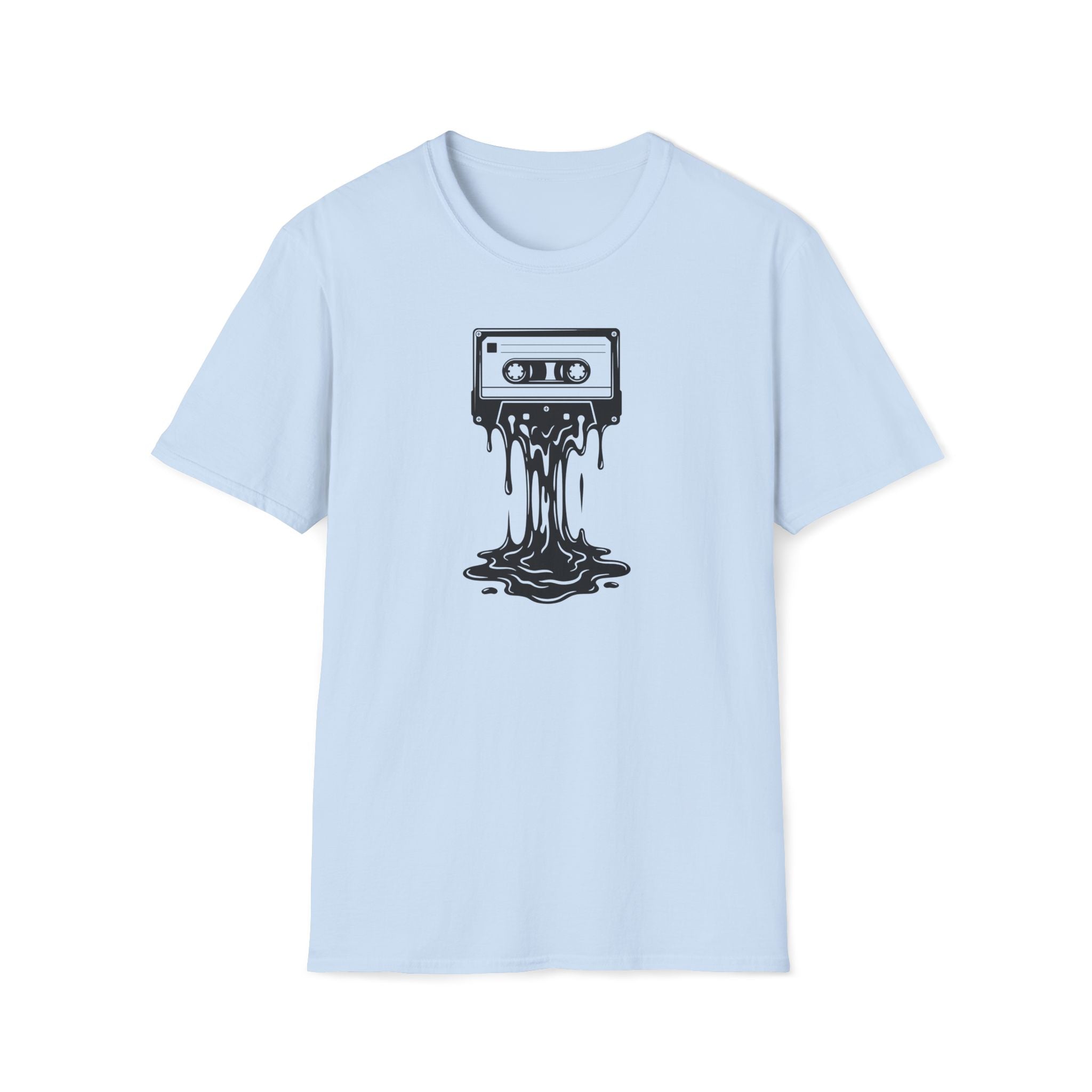 Melting Cassette Tape T-Shirt — Retro Music Graphic Tee