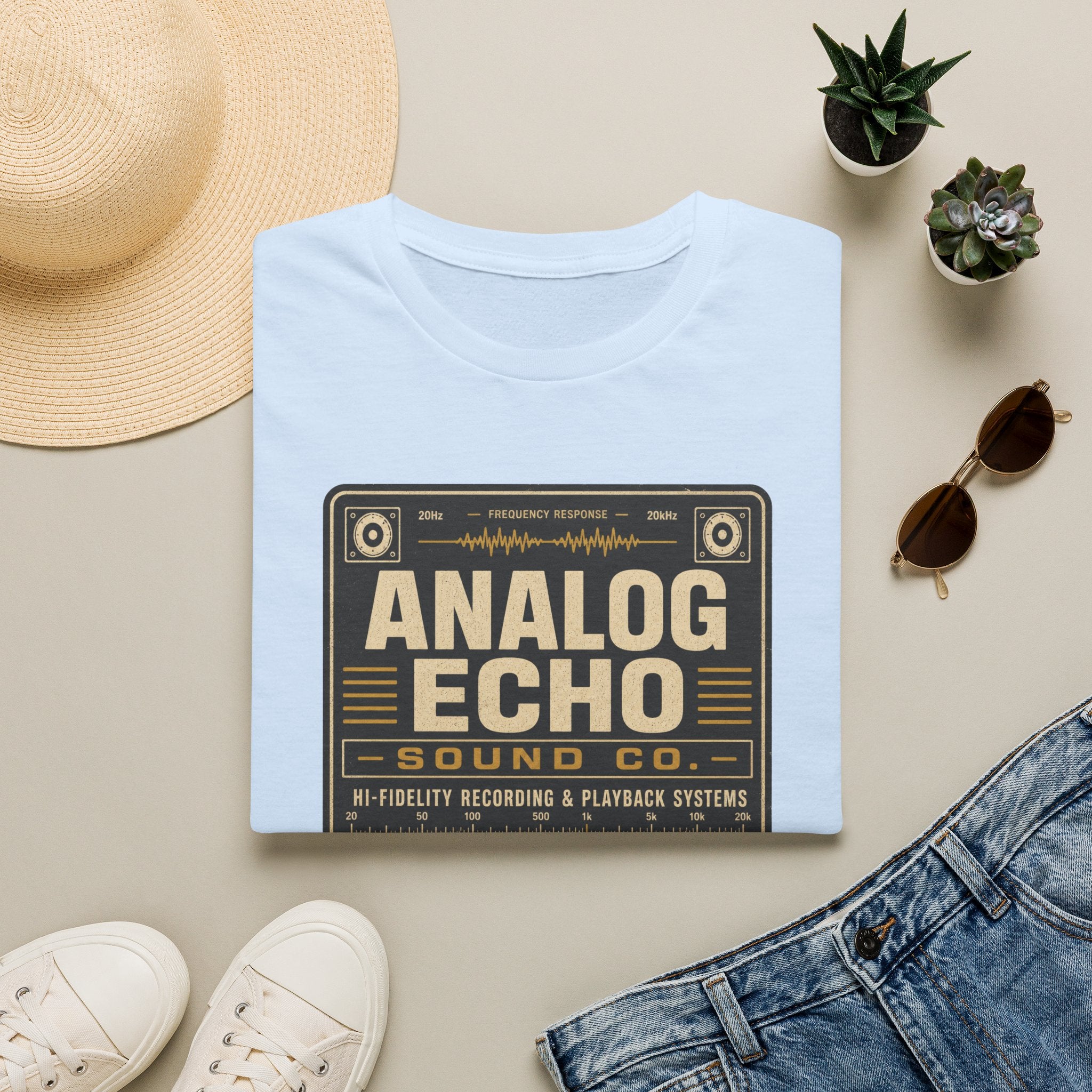 Analog Echo Sound Co. Vintage Audio T-Shirt