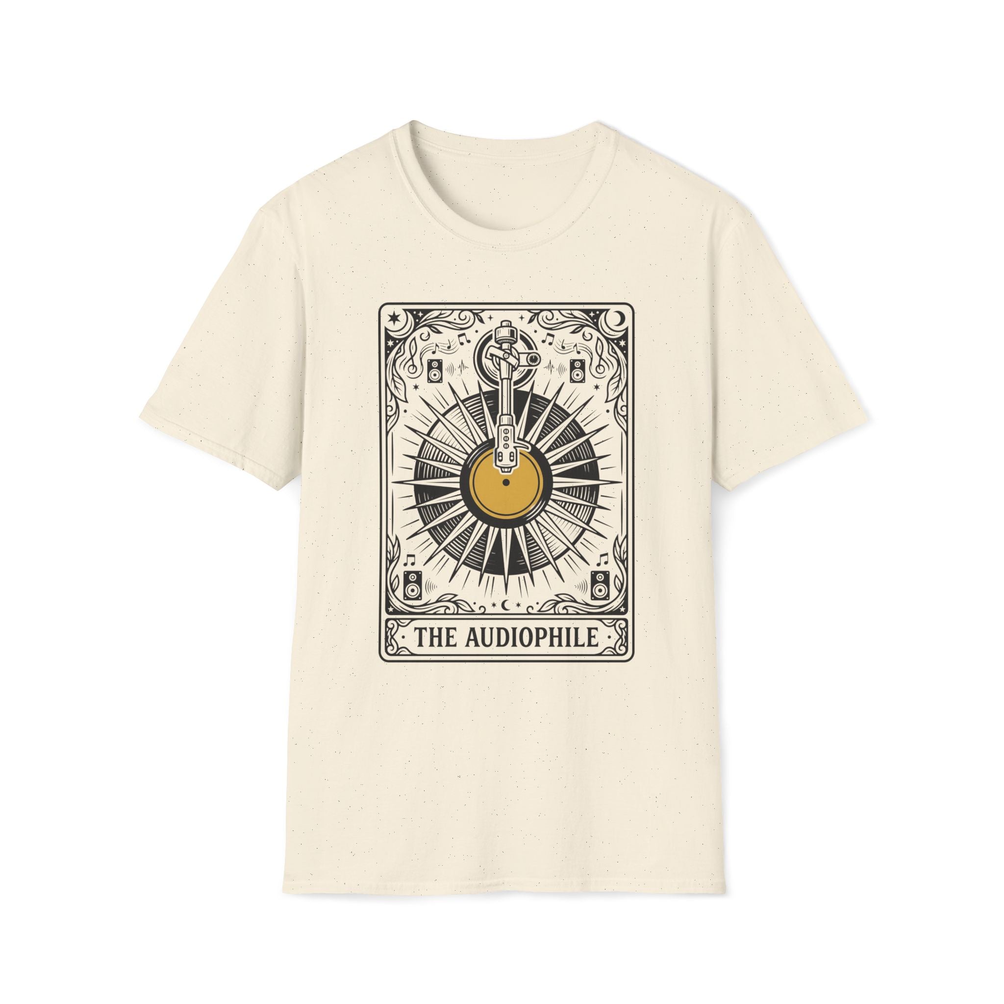Audiophile Tarot T-Shirt — Turntable Needle Graphic Tee