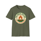 The Great Offline Campfire T-Shirt — Retro Wilderness Adventure Tee