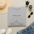 Sonic Map Waveform T-Shirt — Audio Spectrum Graphic Tee