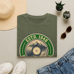 Vintage Record T-Shirt — "ESTD. 1948" Pure Analog Soul Retro Tee