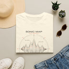 Sonic Map Waveform T-Shirt — Audio Spectrum Graphic Tee