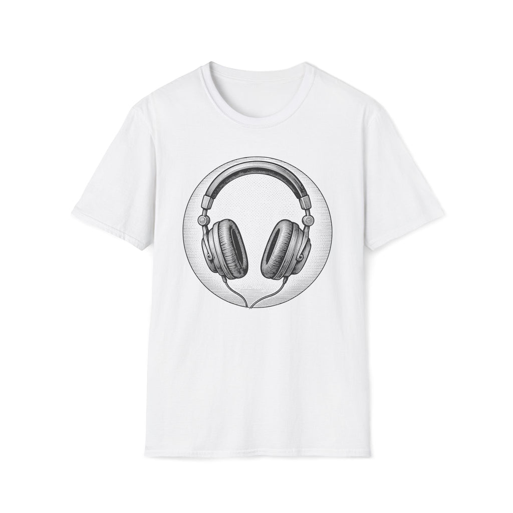Headphones BW T-Shirt